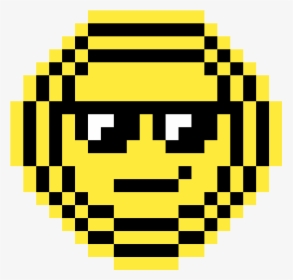 An Emoji For The Emojimovie , Png Download - Sunglasses Emoji Pixel Art, Transparent Png, Transparent PNG