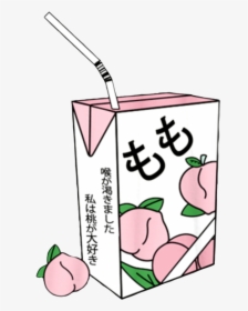 #peach #juice #juicebox #peach Juice #pink #japanese - Pastel Goth Aesthetic Shirts Anime, HD Png Download, Transparent PNG