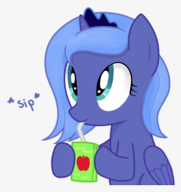 Staticwave12, Cute, Female, Filly, Juice Box, Lunabetes, - Mlp Woona, HD Png Download, Transparent PNG