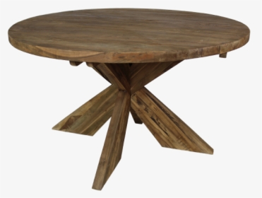 Round Dining Table Cross - Old Tables Png, Transparent Png, Transparent PNG