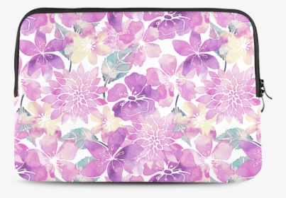 Watercolor Flower Pattern Macbook Air 13 - Blue Green Floral Watercolor Background, HD Png Download, Transparent PNG