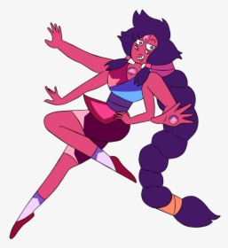 Pearl Ruby Amethyst Dragon Vein Agate - Steven Universe Ruby Amethyst And Pearl, HD Png Download, Transparent PNG