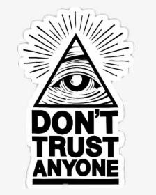 Illuminati Don T Trust Anyone , Png Download - Triangle, Transparent Png, Transparent PNG
