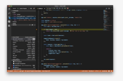 A Debug Session In Vs Code - Things 3 Set Up, HD Png Download, Transparent PNG