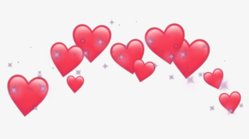 Heart Hearts Crown Emoji Emojis Tumblr Png Heart Crown - Blue Heart Crown Transparent, Png Download, Transparent PNG