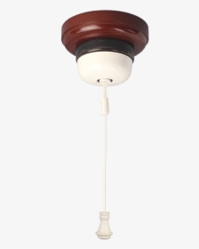 Ceiling Pull Switch Powder Coated White - Ceiling Fan, HD Png Download, Transparent PNG