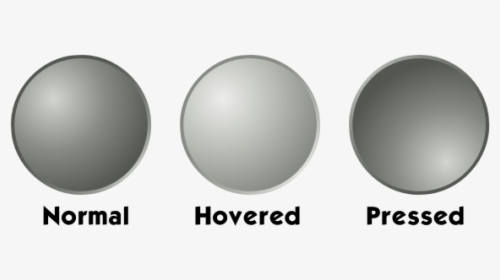 Grey Web Button Template Vector Drawing - Circle, HD Png Download, Transparent PNG