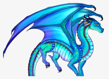 Wings Of Fire Dragon Drawings , Png Download - Wings Of Fire Rainwing Seawing Hybrid, Transparent Png, Transparent PNG