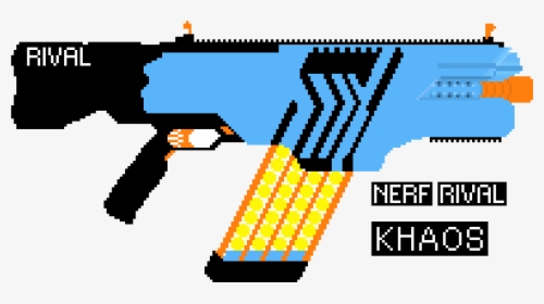 Nerf Pixel Art, HD Png Download, Transparent PNG