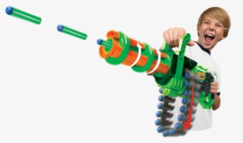 Adventure Force Scorpion Rotating Barrel Auto Gatling - Nerf Gun Mini Gun, HD Png Download, Transparent PNG
