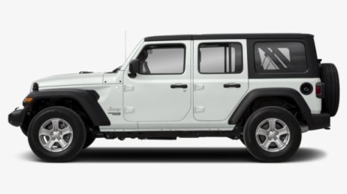 Jeep Drawing Side View - White Jeep Wrangler Sahara, HD Png Download, Transparent PNG
