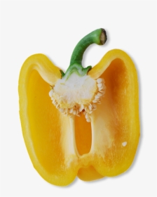 Yellow Bell Pepper Cross Section, HD Png Download, Transparent PNG