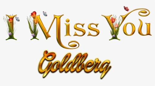 Goldberg Missing You Name Png - Goswami Logo, Transparent Png, Transparent PNG
