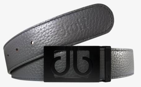 Gray Full Grain Texture Leather Belt With Matte Classic, HD Png Download, Transparent PNG