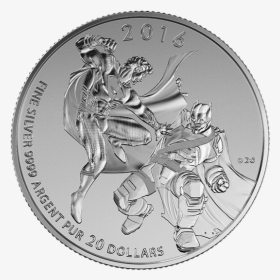 2016 Batman Vs Superman Silver Coin, HD Png Download, Transparent PNG