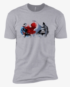 Batman Vs Superman Boys Premium T-shirt - T-shirt, HD Png Download, Transparent PNG