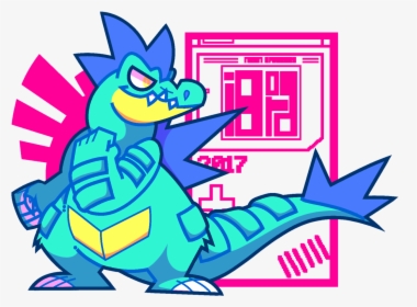 Eight Gender Reveals - Pokemon Art Totodile, HD Png Download, Transparent PNG