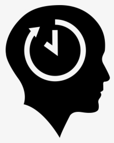 Bald Head With Time Symbol Inside - Transparent Question Mark Symbol, HD Png Download, Transparent PNG