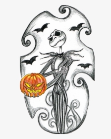 The Nightmare Before Christmas Clipart - Jack Skellington Drawing Pumpkin, HD Png Download, Transparent PNG
