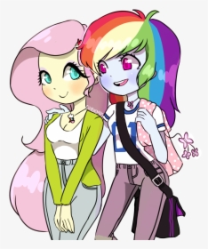 Fluttershy Rainbow Dash Applejack Pinkie Pie Rarity - My Little Pony: Friendship Is Magic, HD Png Download, Transparent PNG