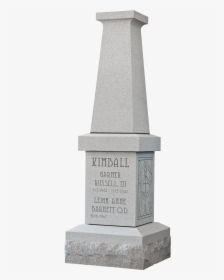 Kimball Headstone, Magnolia Cemetery, Beaumont, Tx - Headstone, HD Png Download, Transparent PNG