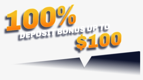 100% Deposit Bonus Up To $100 - Graphic Design, HD Png Download, Transparent PNG