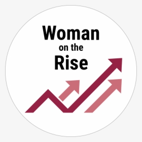 Woman On The Rise Award Logo - Arrow Chart Logo, HD Png Download, Transparent PNG