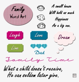 Family Word Art Free - Tenders Huntsville Al, HD Png Download, Transparent PNG