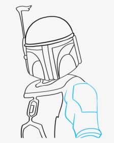 How To Draw Boba Fett - Boba Fett Drawing, HD Png Download, Transparent PNG