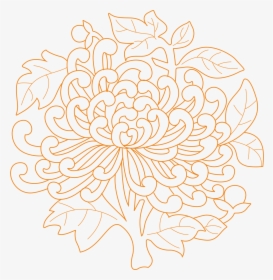Jpg Black And White Download Floral Design Chrysanthemum - Pattern Flower Design Transparent, HD Png Download, Transparent PNG