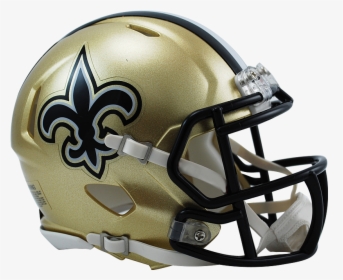 New Orleans Saints Speed Mini Helmet - Saint Helmet, HD Png Download, Transparent PNG