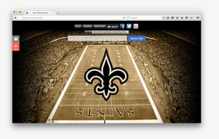 New Orleans Saints New Tab - New Orleans Saints, HD Png Download, Transparent PNG