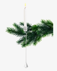 Christmas Tree Candle Holder H17 5 Silver Plated Karen - Christmas Tree Candle Holders, HD Png Download, Transparent PNG