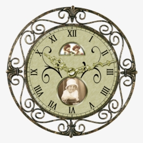 Vintage Clock Clipart Transparent Background, HD Png Download, Transparent PNG