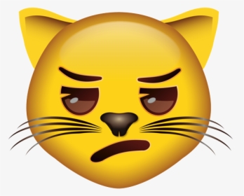 Speak No Evil Cat Emoji, HD Png Download, Transparent PNG