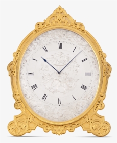 Gilded Oval Strut Clock By Thomas Cole Of London - Wall Clock, HD Png Download, Transparent PNG