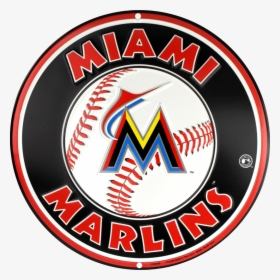 Miami Marlins Baseball Circle, HD Png Download, Transparent PNG