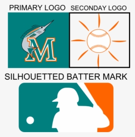 Miamimarlinslogos4 - Major League Baseball Logo Png, Transparent Png, Transparent PNG