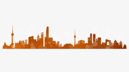 Modern City Silhouette , Png Download - Pudong Skyline, Transparent Png, Transparent PNG