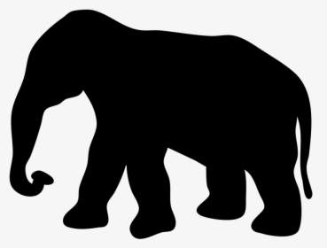 Elephant - Elephant Silhouette Transparent Background, HD Png Download, Transparent PNG