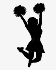 Transparent Cheering Clipart - Transparent Background Cheerleader Png, Png Download, Transparent PNG