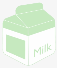 Milk Drawing Aesthetic - Box, HD Png Download, Transparent PNG