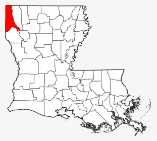 Map Of Louisiana Highlighting Caddo Parish - Caddo Parish In Louisiana, HD Png Download, Transparent PNG