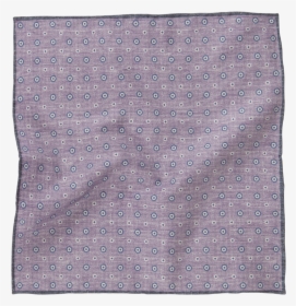 Purple Circle Print Cotton Blend Pocket Square   Title - Scarf, HD Png Download, Transparent PNG