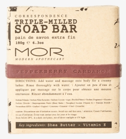 Coso05 Pepperberry Cardamom Triple Milled Soap Box - Soap Box Directions, HD Png Download, Transparent PNG