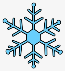 How To Draw Snowflake - Snowflake Clip Art, HD Png Download, Transparent PNG