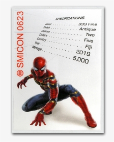 2019 Fiji 2 Oz Silver Marvel Icon Series Spiderman - Silver, HD Png Download, Transparent PNG