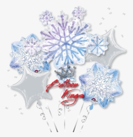 Snowflakes Bouquet - Balloon, HD Png Download, Transparent PNG