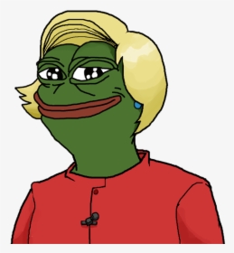 United States Of America Face Green Facial Expression - Hillary Pepe The Frog, HD Png Download, Transparent PNG