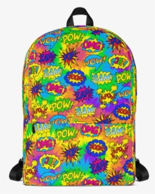 Tie Dye Pop Art Backpack - Backpack, HD Png Download, Transparent PNG